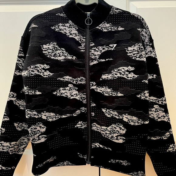 Gymshark Jackets & Coats Gymshark Adapt Camo Seamless Track Jacket